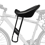 EMVANV Kids Bike Seat, Front Mounted Bicycle Seats with Back Rest Cushion Front Mounted Foot Pedals