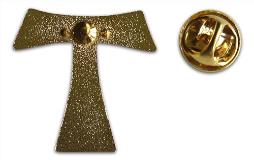 Image of Novel Merk Christian Cross Icon Religious Lapel Pin, Hat Pin & Tie Tack Set with Clutch Back