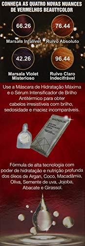 Tintura Permanente Ruivo Absoluto Unit, Beauty Color