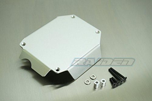 Image of Aluminum Alloy Center Chassis Protector Skid Plate for Tamiya CC01 Pajero FJ40 Silver