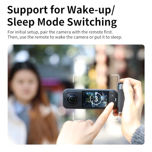 Image of Yantralay Street Shooting Grip Compatible with Insta 360 X5 / X4 Air | Ergonomic Handle with Quick Release Remote Control 10m Range | Vlogging Hand Grip for Insta 360 X5
