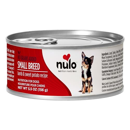 Image of Nulo Small Breed Grain-Free Lamb & Sweet Potato Recipe Adult Wet Canned Dog Food 5.5 Ounce, 24 Cans