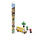 PLUS PLUS - School Bus - 70 Piece Tube, Construction Building Stem / Steam Toy, Interlocking Mini Puzzle Blocks for Kids