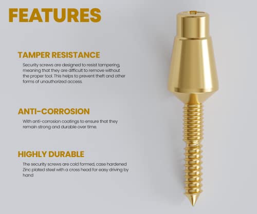 Door Hinge Screws For Door Security And Accessory Hinge Screws 6Pack #TOP2