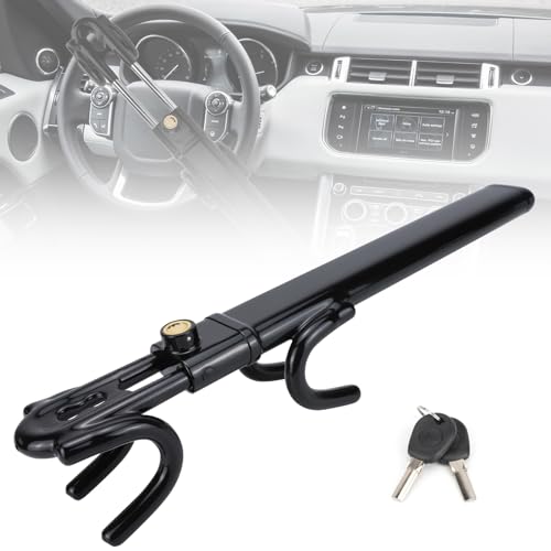 TIPHOPE Steering Wheel Lock Anti-Theft Device Heavy Duty Car Steering Lock Adjustable Length High Security Wheel Lock Fit for Car Truck SUV Van-1 Year Warranty by TIPHOPE - Used condition - CA$22.03