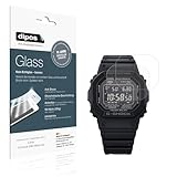 dipos I 2x Protector de Pantalla mate compatible con Casio G-Shock GW-5000-HS Vidrio Flexible Cristal Proteccion 9H