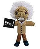 Kamibashi Albert Einstein The Original String Doll Gang Handmade Keychain Toy & Clip