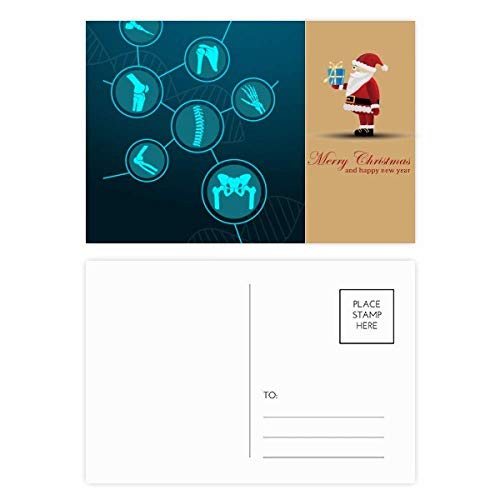 Cartes postales Père Noël lot de 20 illustrations festives pour correspondances