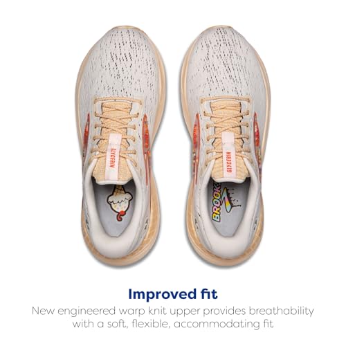 Brooks Brooks Women’s Glycerin 21 Neutral Running Shoe - Snow/Dawn/Straw - 8 Medium