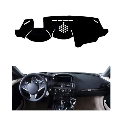 Tapis de Tableau de Bord BMW Série 6 E63 E64 Évite Fissures et Reflets Pare-Brise 630-650I
