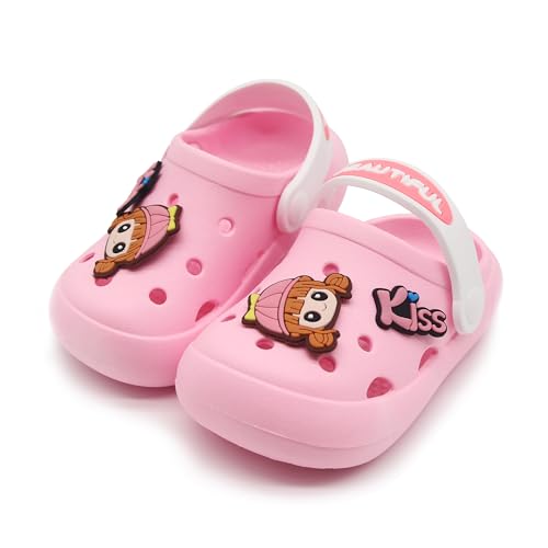 Toddler Shoes Little Kid Clogs Slide Sandals for 0-8yrs Kids Unisex Girls Shoes and Boys Shoes Garden Shoes Cartoon Slides Slip-Resistance Sandals Beach Slippers3