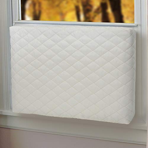 Homydom Indoor Air Conditioner Cover Double Insulation, Medium Beige