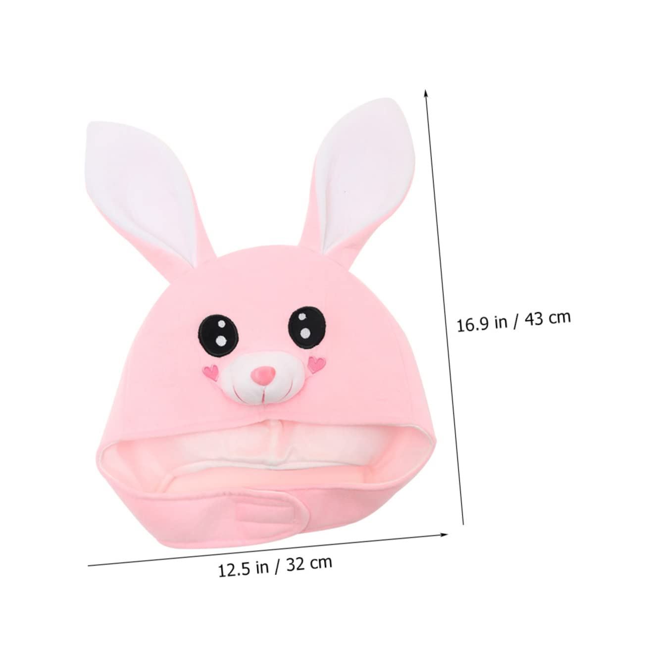 ifundom 2piezas Sombrero De Conejo De Peluche Con Orejas Para Disfraces y Fotografía Accesorio Divertido Para Pascua Gorro Infantil Con Diseño Tierno y Ears Ajustables