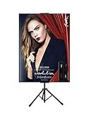 Poster Sign Holder for Board or Foam,Poster Sign Stand, Double Sided Stand,Adjustable Size up to 70”H24”W (Stand only)
