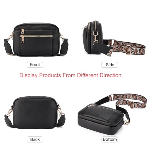 Crossbody Purse for Women Small Crossbody Bags Shoulder Bag Trendy Vegan Leather with Adjustable Shoulder Strap 6