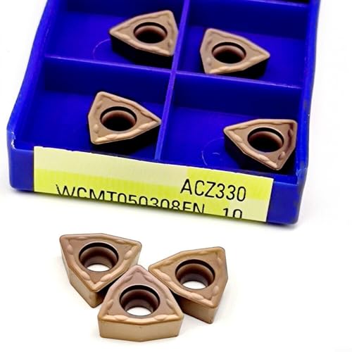 Insertos WCMT050308FN ACZ330 con recubrimiento PVD de alta resistencia para mecanizado de precisión 4