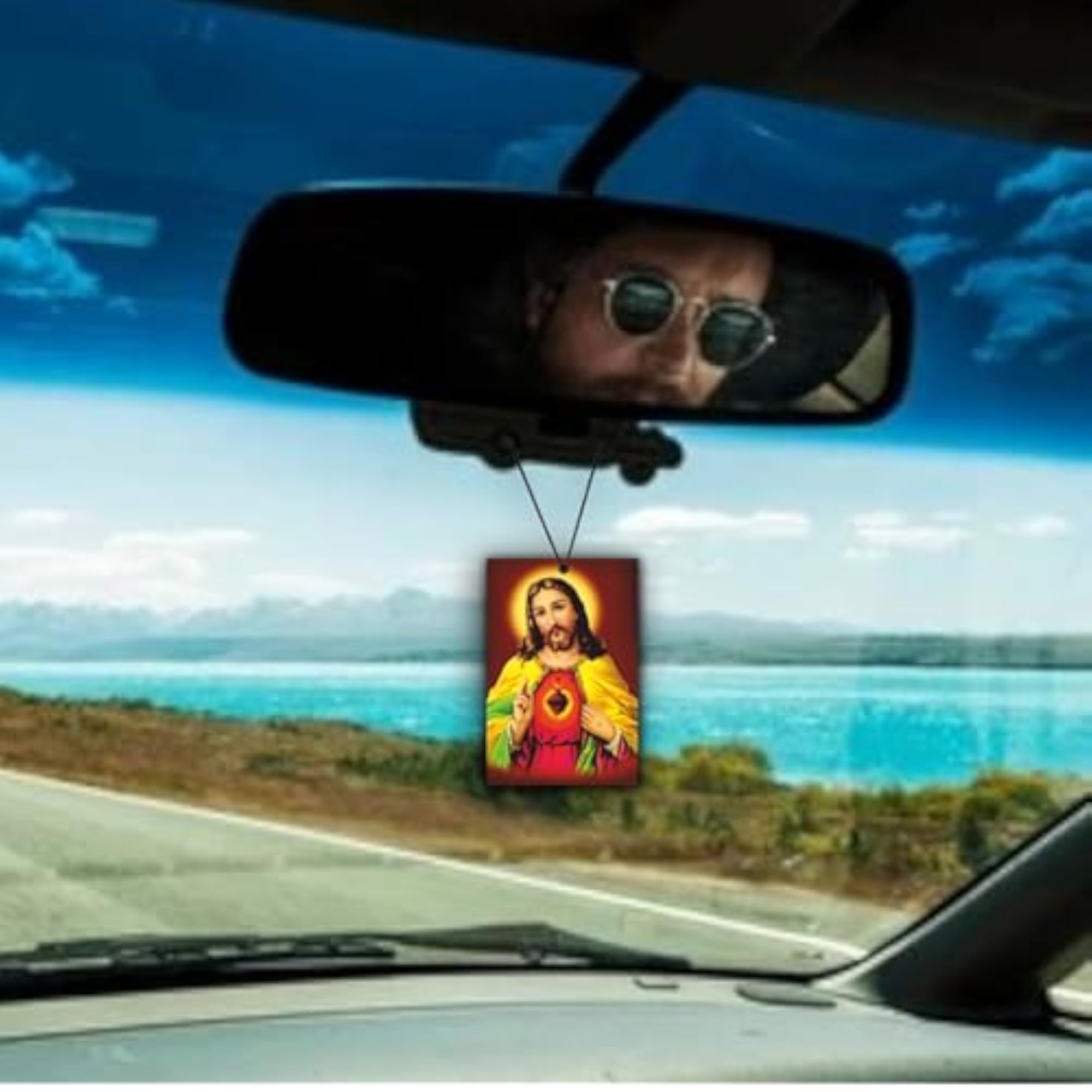 Holy Yesu Wall Tag Car Hanging Ornament