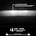 Autozensation Compatible with 1999-2000 Honda Civic EK EX LX Si L+R Pair Head Light Lamp Assembly, Black Headlights