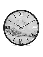 French Connection Wall Clock Luxury Roman Design with Grey Shade – Size: 12 Inches – FCWC14-A