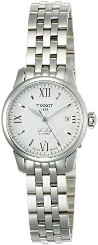 Tissot Women's T41118333 Le Locle Silver Dial Automatic Stainless Steel  Watch