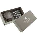 Amore by Juliana Whisky Glass & Coaster - Best Man Wedding WG570
