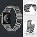 iiteeology Lightweight Stainless Steel Band Designed for Apple Watch Series 1-10, 42mm, 41mm, 40mm, 38mm,SE &SE2,Replacement iWatch Bands for Women,Space Gray