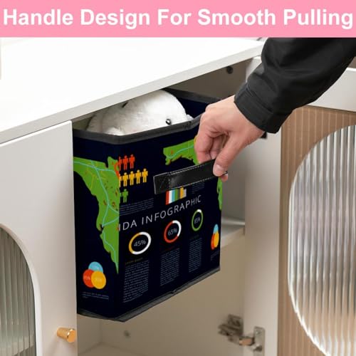 Cube de rangement en tissu pliable pour structurer les placards encombrés - 7