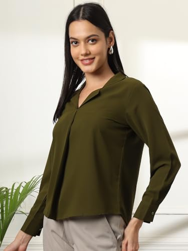 Image of Women's Regular Fit Cotton Blend Shirts