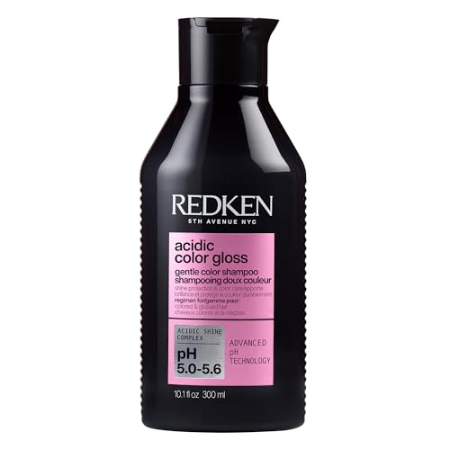 Redken Pflegendes Shampoo für Reinigung und Farbschutz bei gefärbtem Haar, Farbbrillanz für bis zu 32 Haarwäschen, Mit Glanzkomplex & pH-ausgleichende Formel, Acidic Color Gloss Shampoo, 300 ml