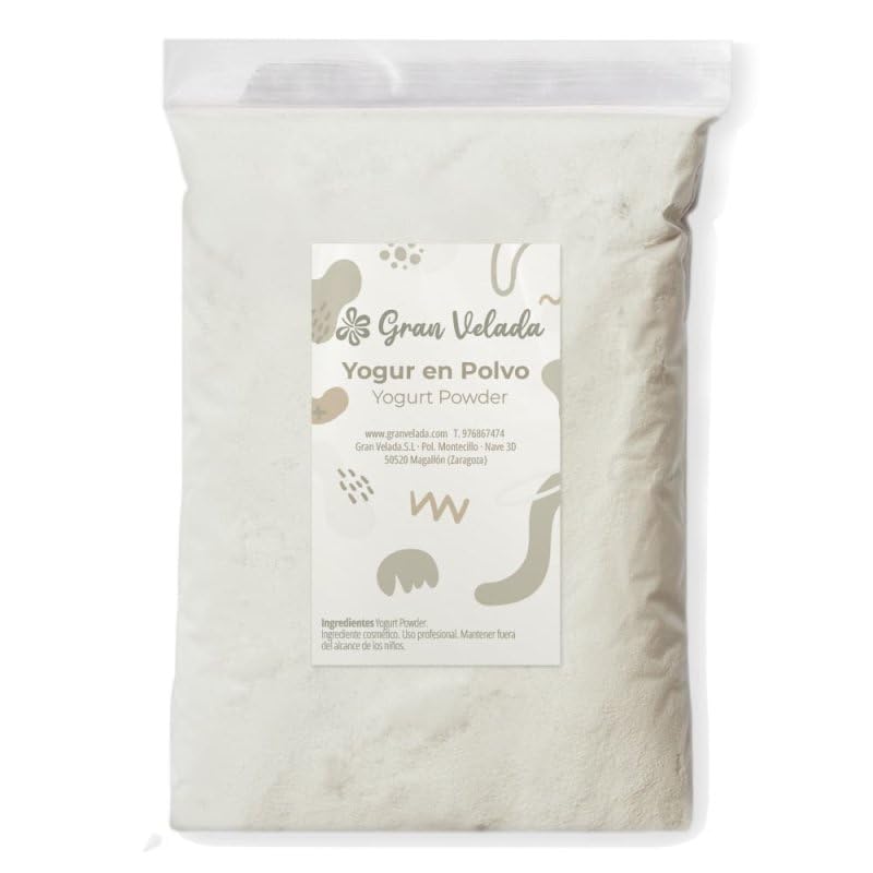 Gran Velada - Yogur en Polvo 250 g | Hidratante y Revitalizante Natural para Cremas, Jabones y Mascarillas