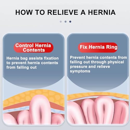 Faja para hernia masculina ajustable con 2 almohadillas miniatura 3