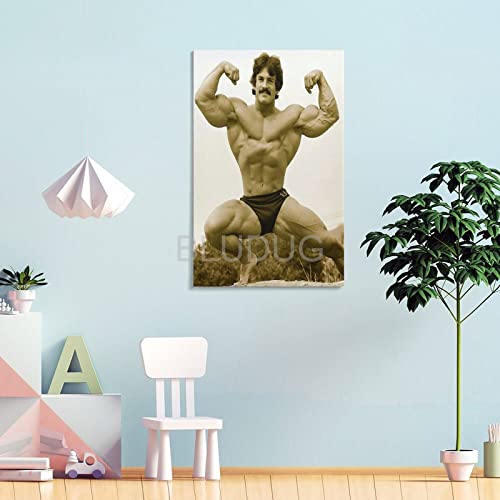 Bludug Mike Mentzer Bodybuilding Poster Gym Decor (5) Canvas Painting Wall Art Poster For Bedroom Living Room Decor24X36Inch(60X90Cm) #TOP3