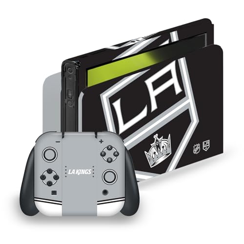 Autocollant LA Kings pour Nintendo Switch OLED - Skin Vinyle Officiel NHL
