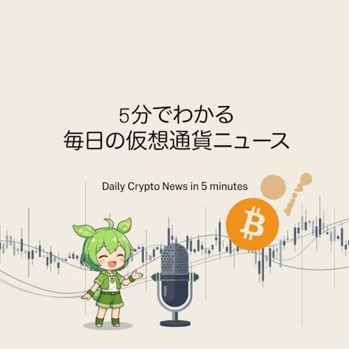 『5分でわかる毎日の仮想通貨ニュース - 海外のビットコイン・暗号資産投資・資金調達の最新ニュースを日本語で要約配信』のカバーアート
