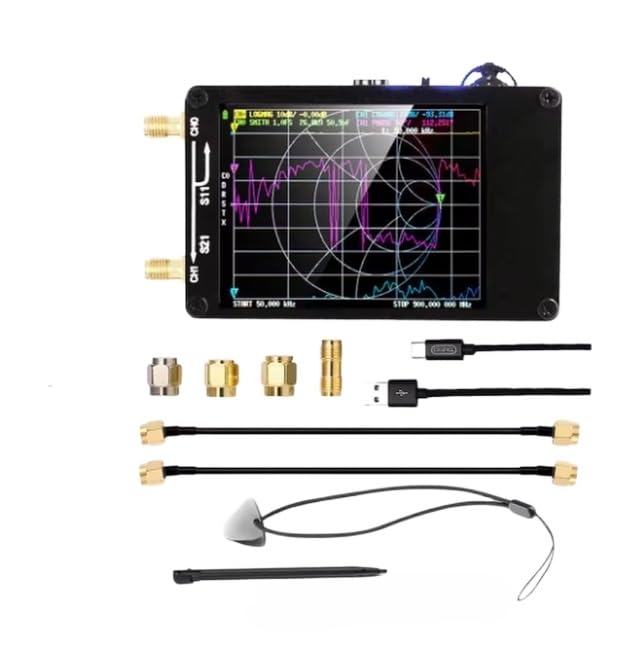 Comprobador de red vectorial de 2,8 pulgadas con analizador digital USB y ranura SD