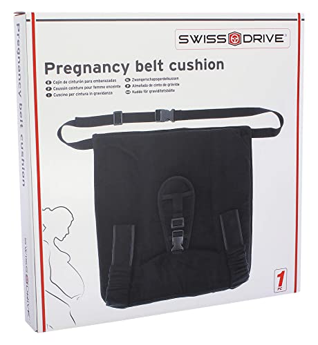 Miniatura 2 de S Sumex Cojin Cinturon Para Embarazadas Proteccion Para El Bebe Y La Mama Cinturon Ajustable Color Negro Material Algodón