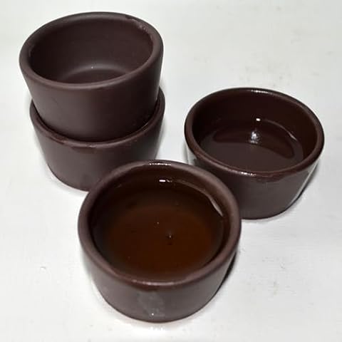 YXHUPOT 4pcs Chinese Clay Teacups Cover
