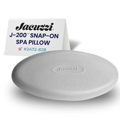Jacuzzi Pillow - Oval J200 Gray Snap In 2008 J-230 2005+ J-270/280