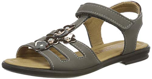 RICOSTA Chic, Sandales Bride Cheville Fille, Gris (Graphit 453), 40 EU