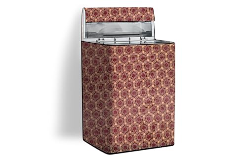 Image of Stylista Washing Machine Cover Compatible for LG 8 kg T9077NEDL1 Fully-Automatic Top Load Balanced Pattern Multicolor