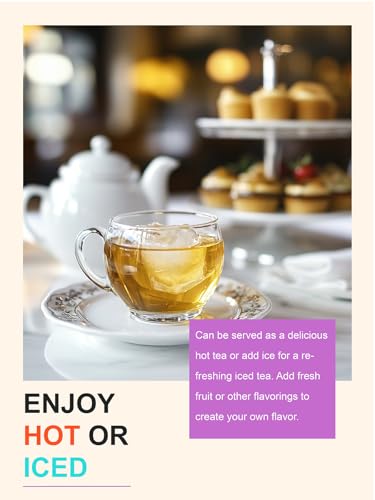 Image of TeeLux Decaf Jasmine Green Tea Bags, Decaffeinated Jasmine Tea, 100 Count
