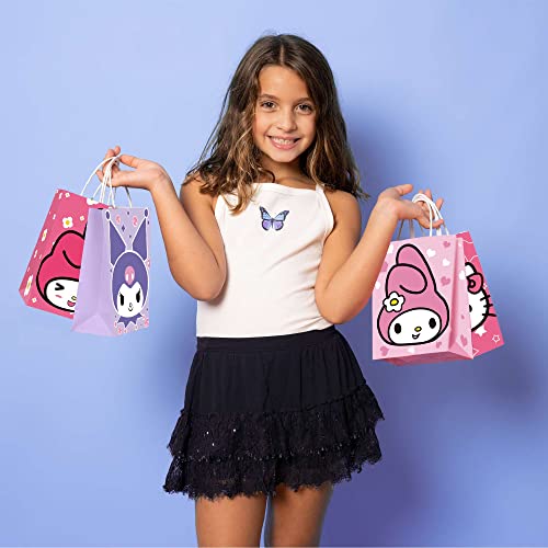 24 Pcs Kitty Party Gift Bags Party Supplies/Cartoon Candy Bags, Tote Bags, Gift Bags for Kids Paper Favor Packs Adults Birthday Party Decora- 12 Pattern - Thumbnail 6