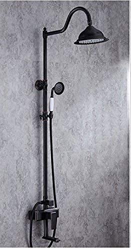 Ensemble de douche pluie laiton régulation eau chaude froide avec mitigeur de salle de bain