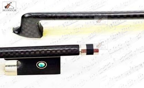 D Z Strad Violin Bow - Model 601 - Carbon Fiber Bow with Ox Horn Fleur-de-Lis Frog - 4/4 Full Size