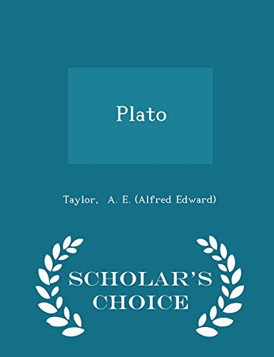 Plato - Scholar's Choice Edition 1296314715 Book Cover