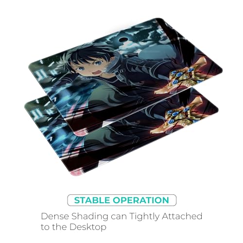 Image of Determined Charge Grey Large Mouse Pad - Extended Gaming Mouse Mat for PC, Laptop & Desktop - 23x19cm Dynamic Motion Accessories for Office & Desk