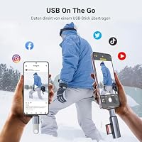 UGREEN 10Gbps USB C Adapter USB C auf USB OTG Adapter 2 Stück (Grau) – Ansicht 4