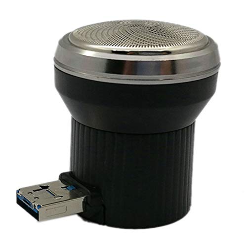 Mini-Rasiermesser USB-Handy Multifunktions tragbare elektrische Herrenrasierer für Reiserasierer (schwarz)
