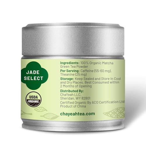 Té matcha orgánico ceremonial 1.06 oz miniatura 2