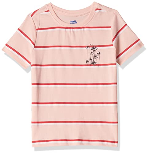 Image of Amazon Brand - Jam & Honey Boys 100% Cotton Printed Half Sleeves T-Shirt | Age 2-12 Years